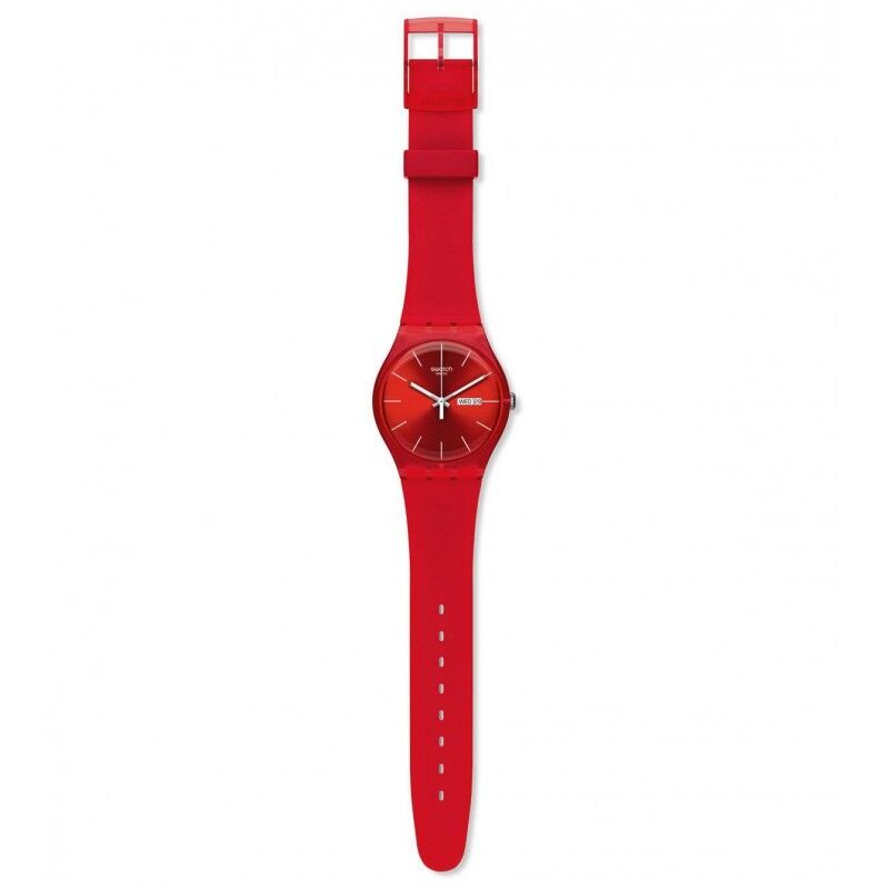 RELOJ SWATCH MUJER RED REBEL SUOR701 DOBLE CALENDARIO RELOJ SWATCH MUJER RED REBEL SUOR701 DOBLE CALENDARIO