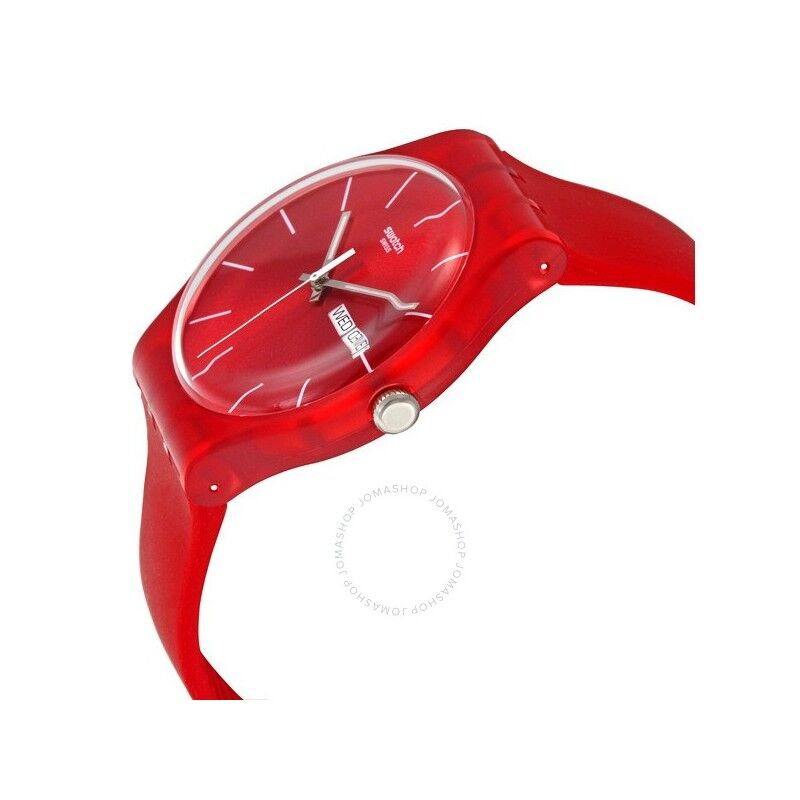 RELOJ SWATCH MUJER RED REBEL SUOR701 DOBLE CALENDARIO RELOJ SWATCH MUJER RED REBEL SUOR701 DOBLE CALENDARIO