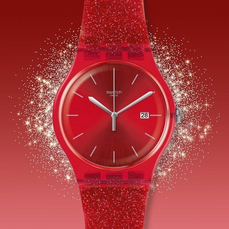 RELOJ SWATCH MUJER GLITTER PASSION SUOR401 CALENDAR RELOJ SWATCH MUJER GLITTER PASSION SUOR401 CALENDAR