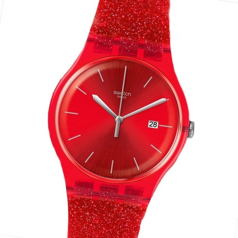 RELOJ SWATCH MUJER GLITTER PASSION SUOR401 CALENDAR RELOJ SWATCH MUJER GLITTER PASSION SUOR401 CALENDAR